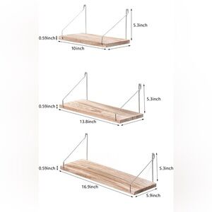 Floating Shelves Set of 3 NEW